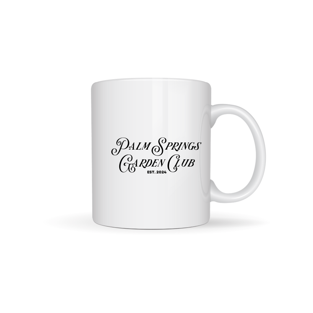 Palm Springs Garden Club Ceramic Mug - ☀️ Sip. Soak. Bloom.