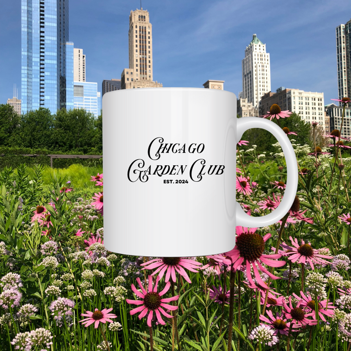 Chicago Garden Club Ceramic Mug ✨ Wake. Sip. Bloom. Repeat.