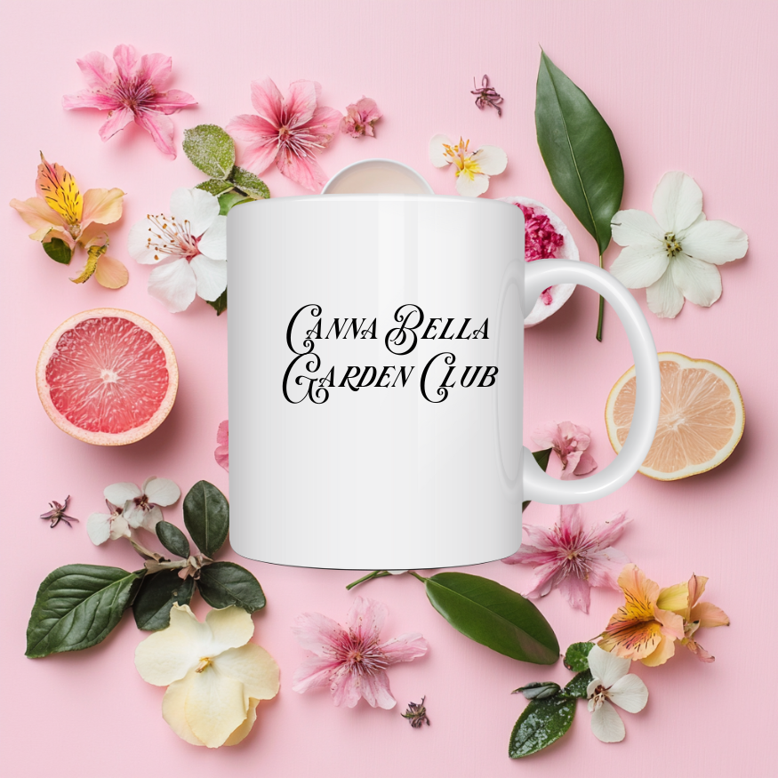 Canna Bella Garden Club Mug ā Sip, Bloom, Thrive! šæā